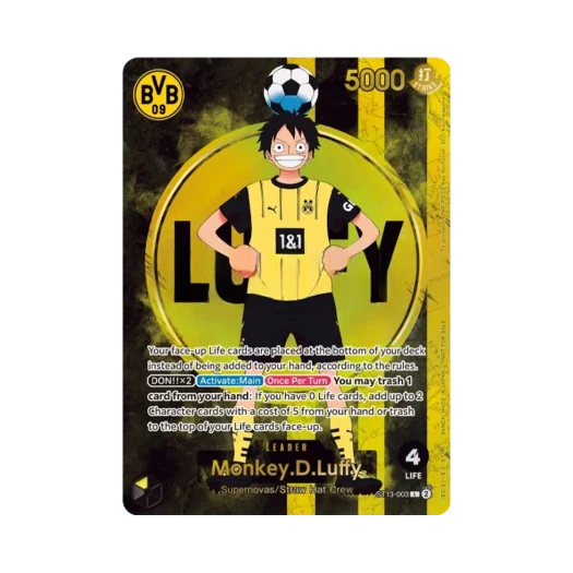 원피스 TCG 몽키 D. 루피 L ST13-003 EN 프로모션 카드 BVB x 원피스 매치데이 2025 (영문판) 카드 이미지