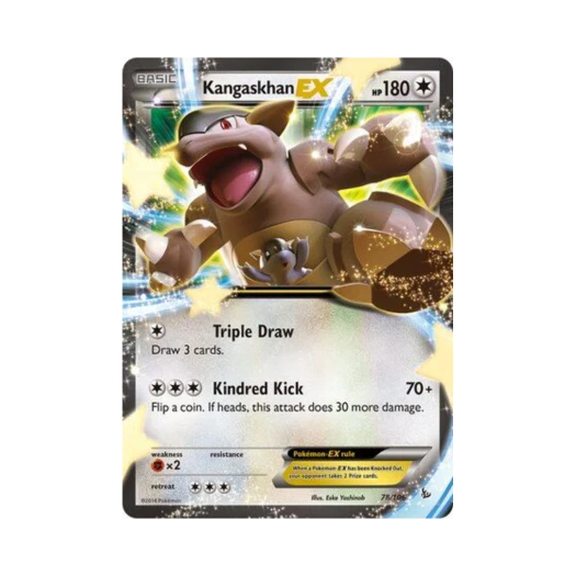 포켓몬 TCG 캥카 EX RHE 플래시파이어 (영문판)