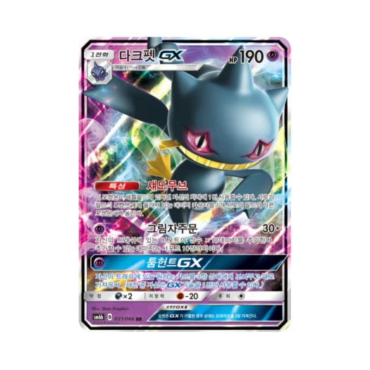 포켓몬 TCG 다크펫 GX RR 챔피언로드 (한글판)