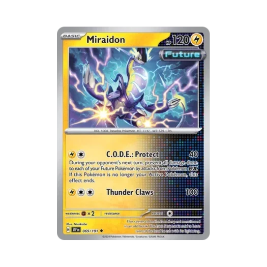 포켓몬 TCG 미라이돈 U 서징 스파크 (영문판) 카드 이미지