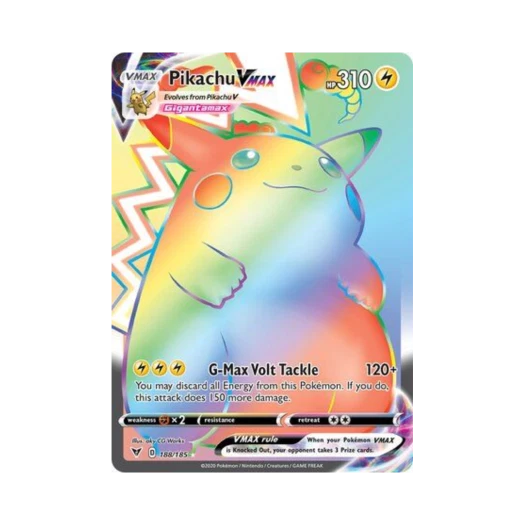 포켓몬 TCG 피카츄 VMAX RR 비비드 볼티지 (영문판)
