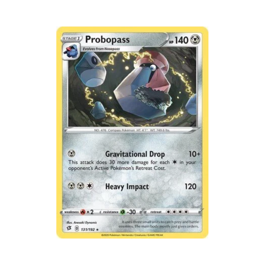 Pokemon TCG Probopass R Rebel Clash (English Ver.)