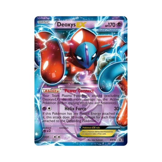 포켓몬 TCG 테오키스 ex P 블랙 & 화이트 프로모카드 (영문판)