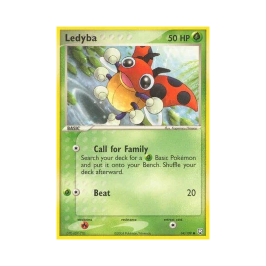 포켓몬 TCG 레디바 C EX 로켓단 리턴즈 (영문판)