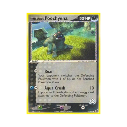 Pokemon TCG Team Aqua's Poochyena C EX Team Magma vs Team Aqua (English Ver.)