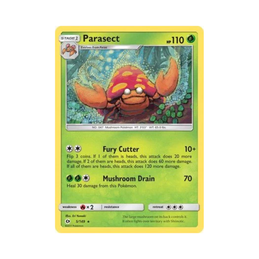 Pokemon TCG Parasect R Sun & Moon (English Ver.)