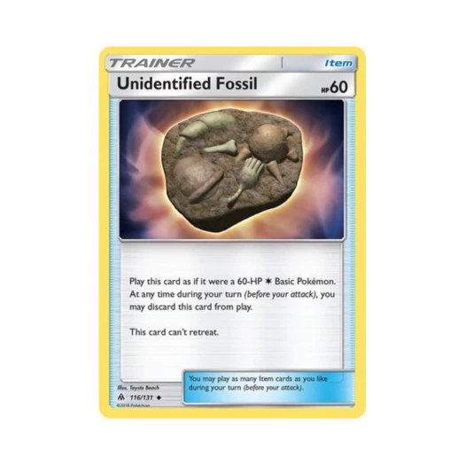 포켓몬 TCG 수수깨끼화석 U 포비든 라이트 (영문판)