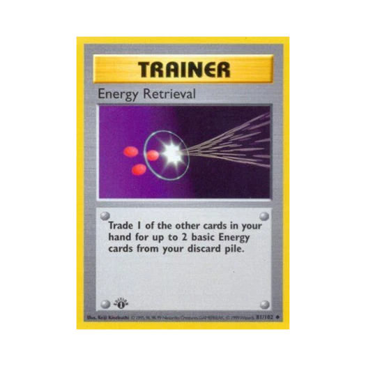 Pokemon TCG Energy Retrieval U Base Set (English Ver.)