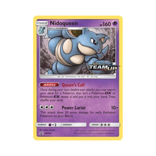 포켓몬 TCG 니드퀸 P 썬 & 문 프로모카드 (영문판)