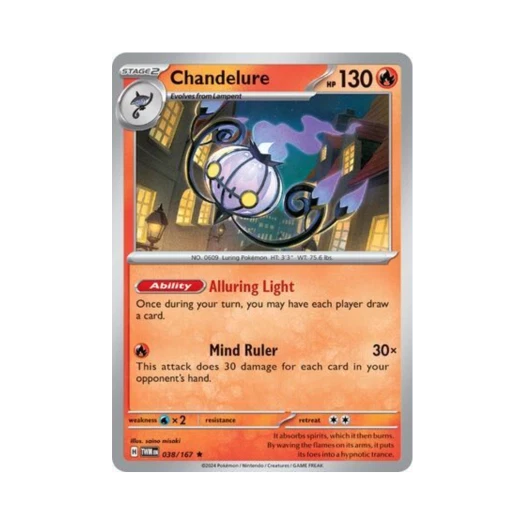 Pokemon TCG Chandelure R Twilight Masquerade (English Ver.)