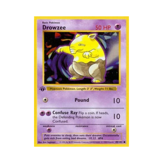 Pokemon TCG Drowzee C Base Set (English Ver.)