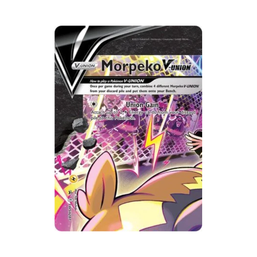 포켓몬 TCG 모르페코 V UNION P 소드 & 실드 프로모카드 (영문판)
