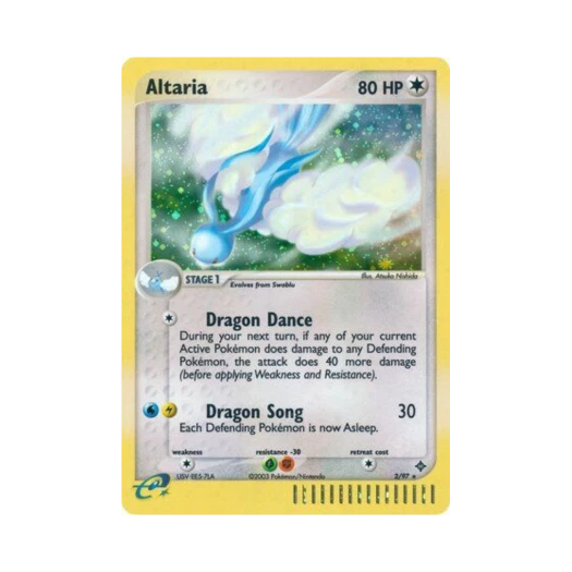 포켓몬 TCG 파비코리 RH EX 드래곤 (영문판)