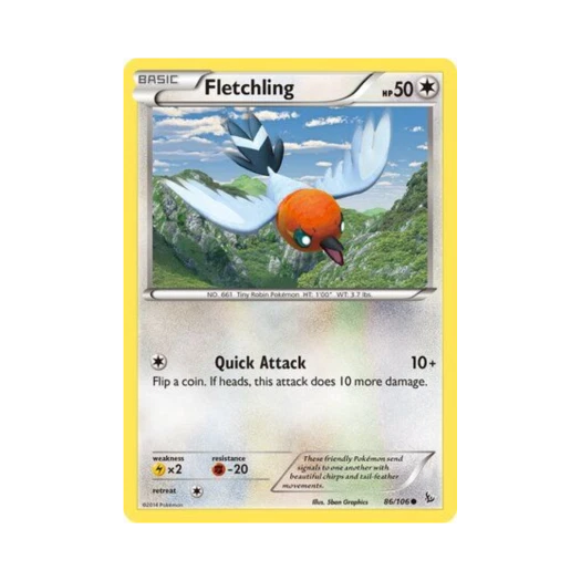 포켓몬 TCG 화살꼬빈 C 플래시파이어 (영문판)