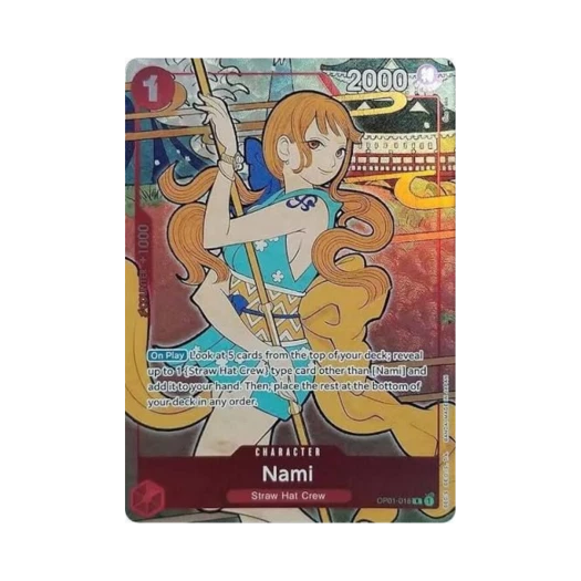 원피스 TCG 나미 R OP01-016 영문판 1주년 기념 세트 (영문판) 상품 이미지