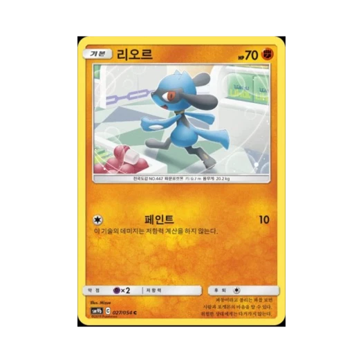 포켓몬 TCG 리오르 C 풀메탈월 (한글판)