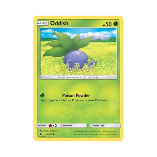 포켓몬 TCG 뚜벅쵸 C 버닝 쉐도우 (영문판)