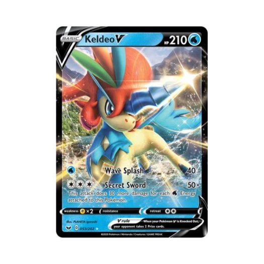 포켓몬 TCG 케르디오 V HRV 소드 & 실드 (영문판)