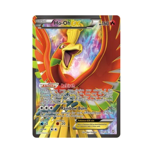 Pokemon TCG Ho Oh ex RU Dragons Exalted (English Ver.)