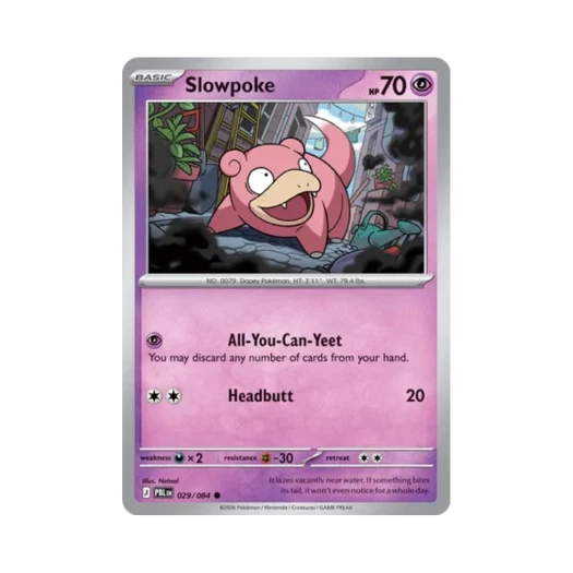 포켓몬 TCG 야돈 C 피치 블랙 (영문판) 카드 이미지