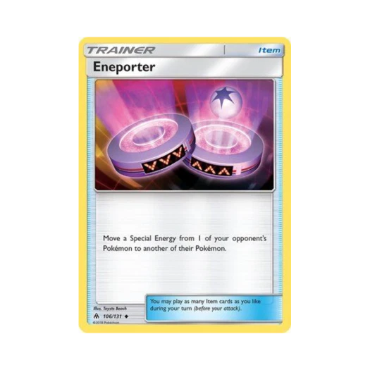 포켓몬 TCG 에너지 포터 U 포비든 라이트 (영문판)