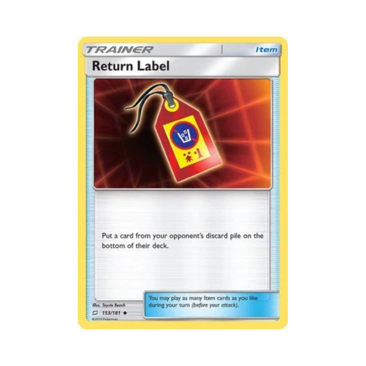 포켓몬 TCG 리턴라벨 U 팀업 (영문판)