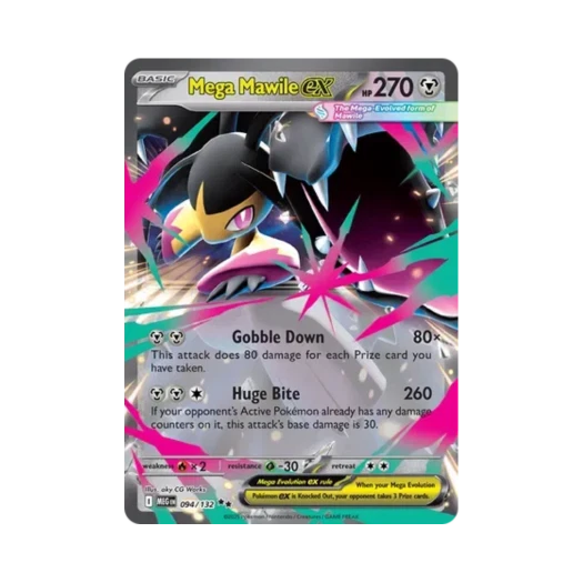 포켓몬 TCG 메가 입치트 ex DR 메가 에볼루션 (영문판) 카드 이미지