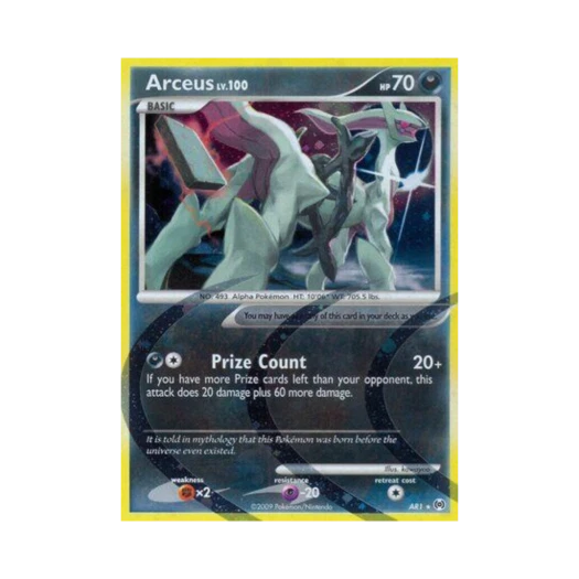 Pokemon TCG Arceus RH Arceus (English Ver.)
