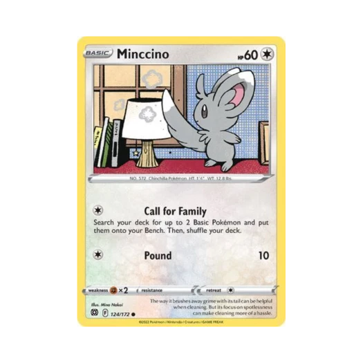 Pokemon TCG Minccino C Brilliant Stars (English Ver.)