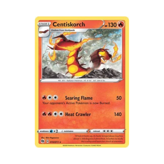 Pokemon TCG Centiskorch RH Champion's Path (English Ver.)