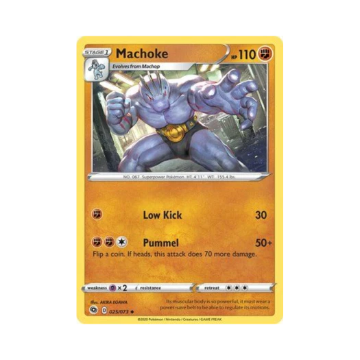Pokemon TCG Machoke U Champion's Path (English Ver.)