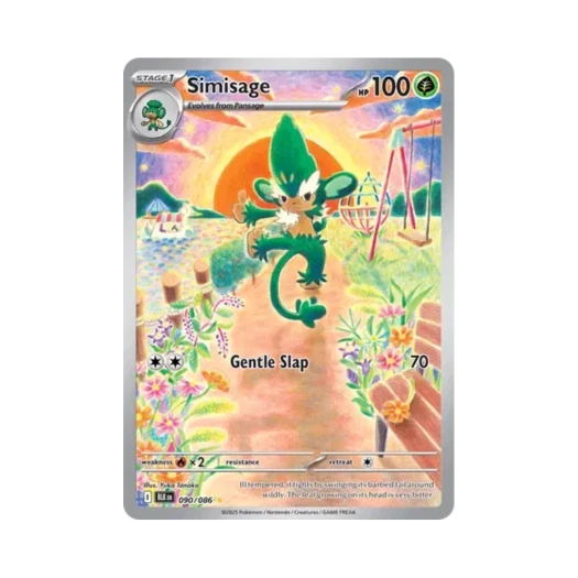 Pokemon TCG Simisage IR Black Bolt (English Ver.)