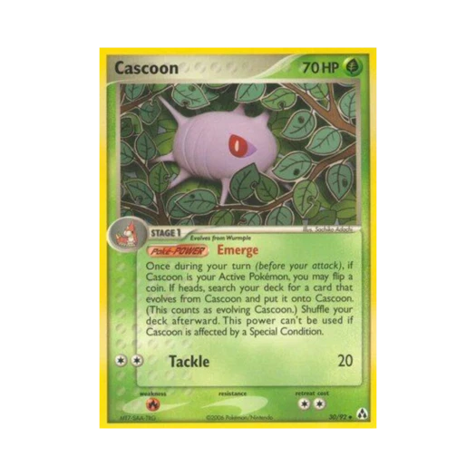 포켓몬 TCG 카스쿤 U EX 레전드 메이커 (영문판)
