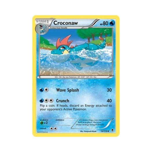 Pokemon TCG Croconaw U Phantom Forces (English Ver.)