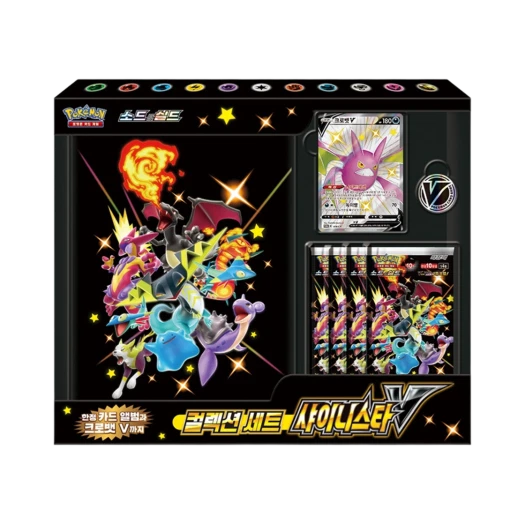 포켓몬 TCG 소드 & 실드 컬렉션 세트 샤이니스타 V 카드 이미지