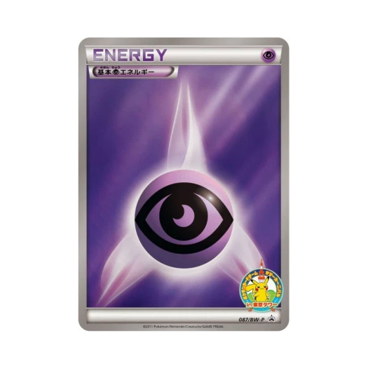 포켓몬 TCG 기본 초 에너지 P 블랙 & 화이트 프로모카드 (일어판)