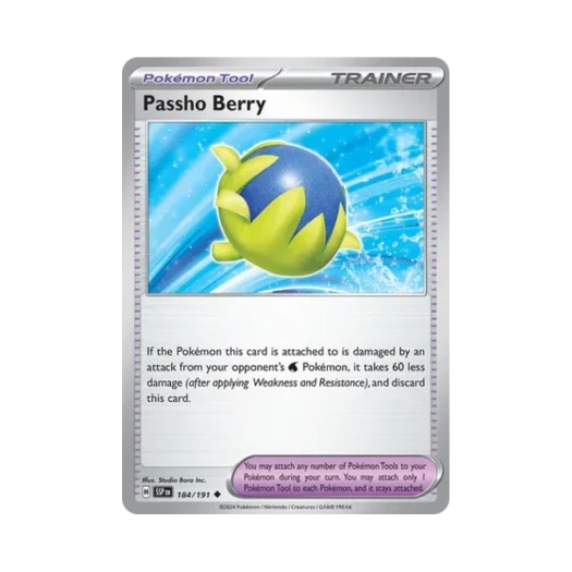 Pokemon TCG Passho Berry U Surging Sparks (English Ver.)