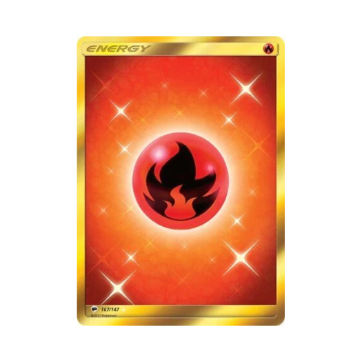 포켓몬 TCG 기본 불꽃 에너지 RS 버닝 쉐도우 (영문판)