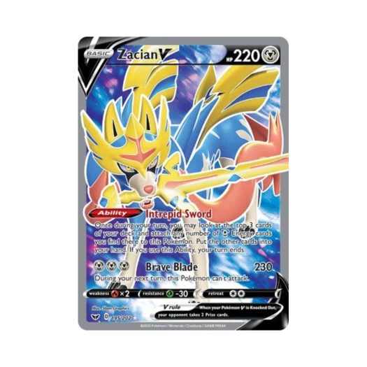 포켓몬 TCG 자시안 V RU 소드 & 실드 (영문판)