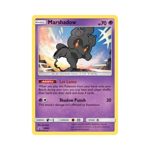 포켓몬 TCG 마샤도 P 썬 & 문 프로모카드 (영문판)