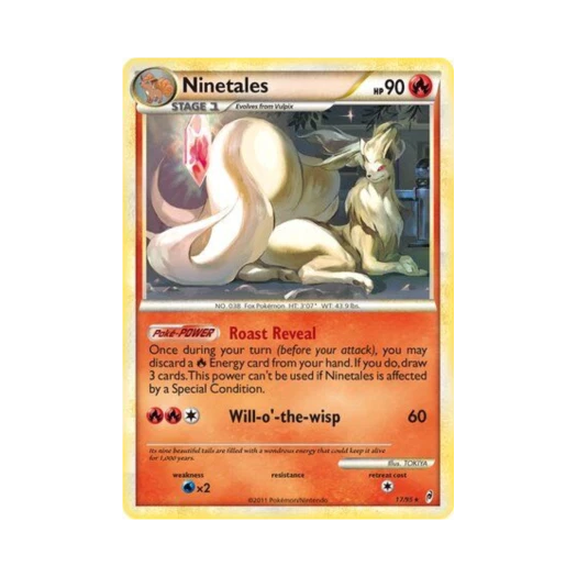 Pokemon TCG Ninetales RH Call of Legends (English Ver.)