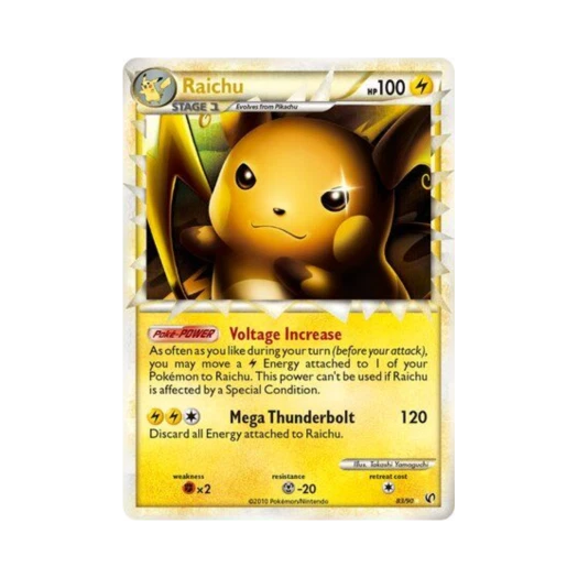 포켓몬 TCG 라이츄 RP 언던티드 (영문판)