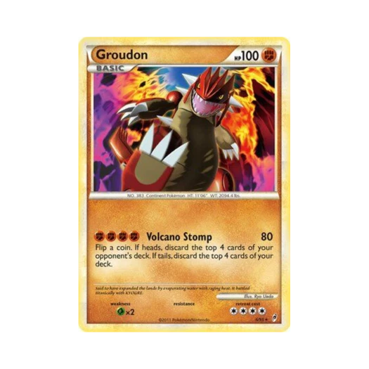 포켓몬 TCG 그란돈 RH 콜 오브 레전즈 (영문판)