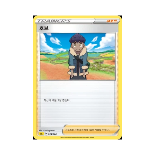 Pokemon TCG Hop Sword & Shield Lightning Starter Set V (Korean Ver.)