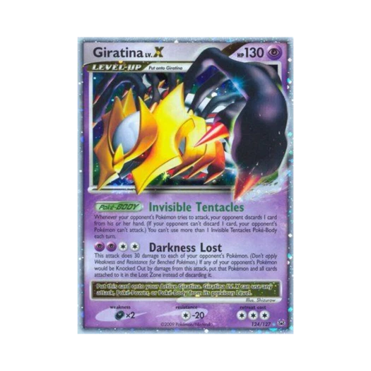 포켓몬 TCG 기라티나 LV.X RHL 플래티넘 (영문판)
