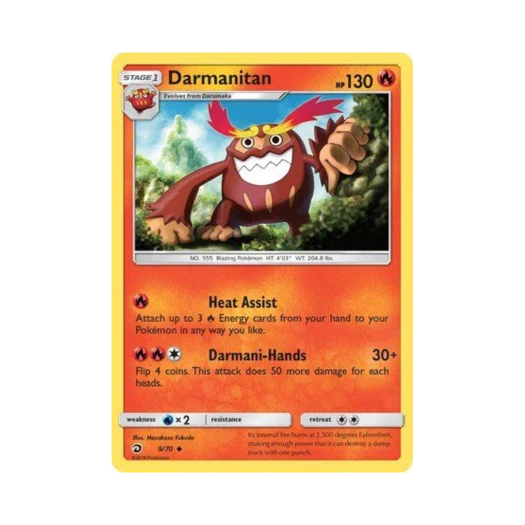 Pokemon TCG Darmanitan U Dragon Majesty (English Ver.)