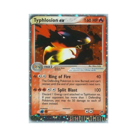 Pokemon TCG Typhlosion ex RHe EX Sandstorm (English Ver.)