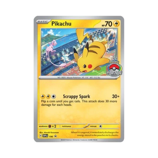 포켓몬 TCG 피카츄 P 스칼렛 & 바이올렛 프로모 카드 (영문판)