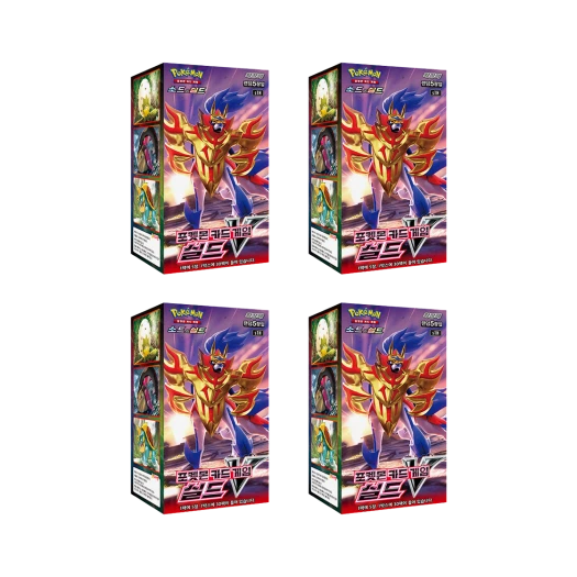 포켓몬 TCG 소드&실드 확장팩 실드V 4 박스 (120팩/한글판)