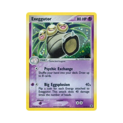 Pokemon TCG Exeggutor RH EX FireRed & LeafGreen (English Ver.)